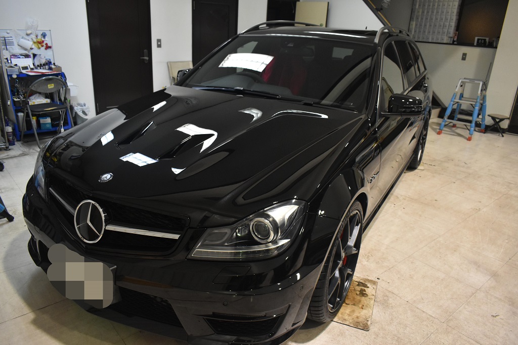 Mercedes Benz メルセデスベンツ C63 AMG  PCX-S8施工