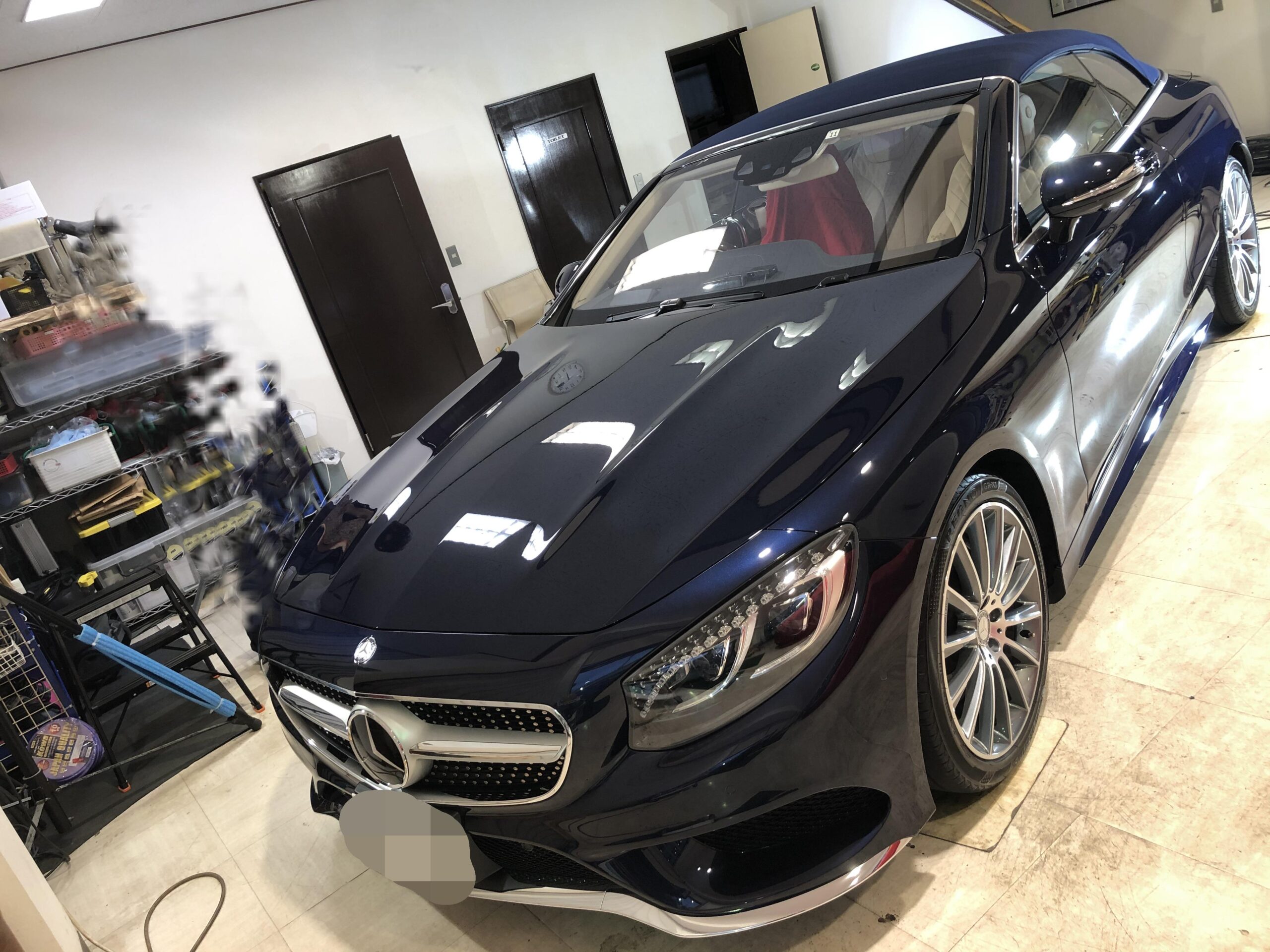 Mercedes Benz メルセデスベンツ S550coupe カブリオレ　F-Water coat施工