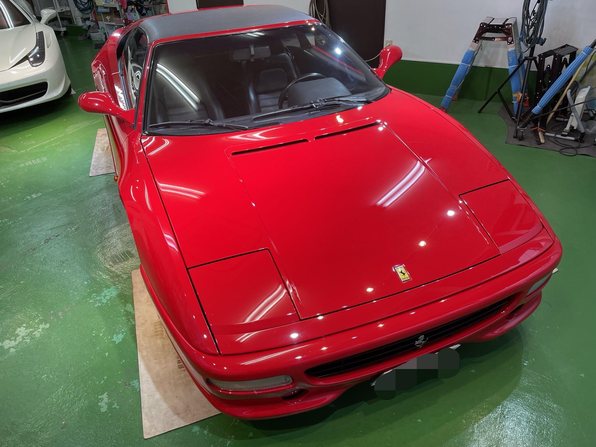 Ferrari フェラーリ F355GTS プロコーティング施工しました。