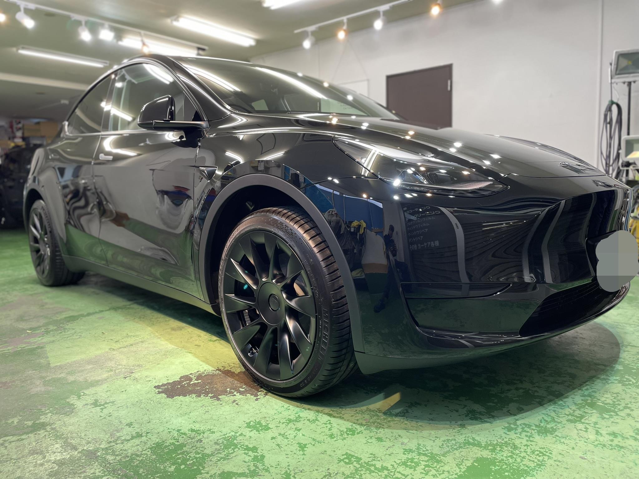 TESLA Model Y PCX-S9 インテリアコーティングCS-P07施工