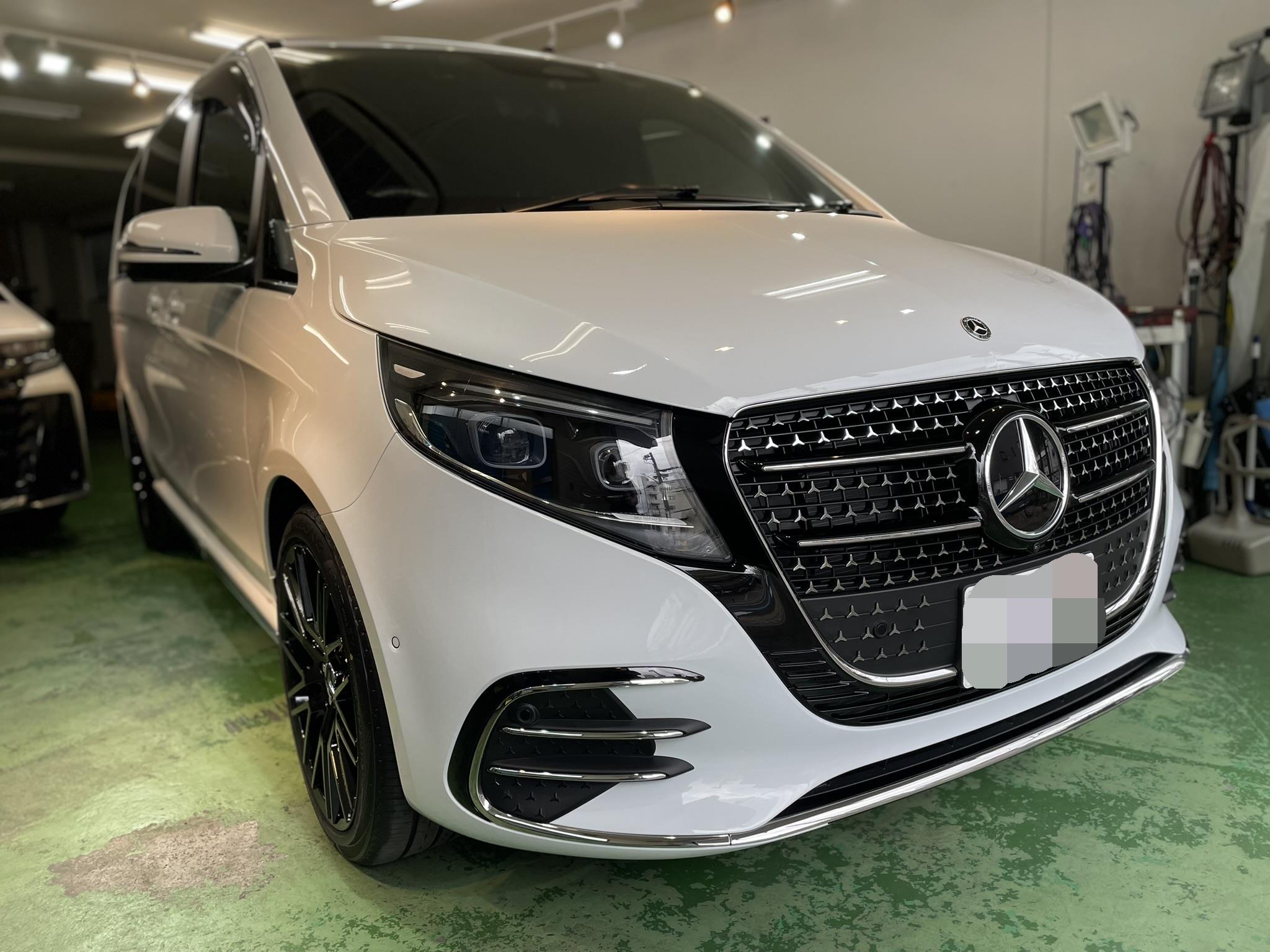 Mercedes Benz V220d セラミックコーティングEXE-Zero7- インテリアコーティング施工