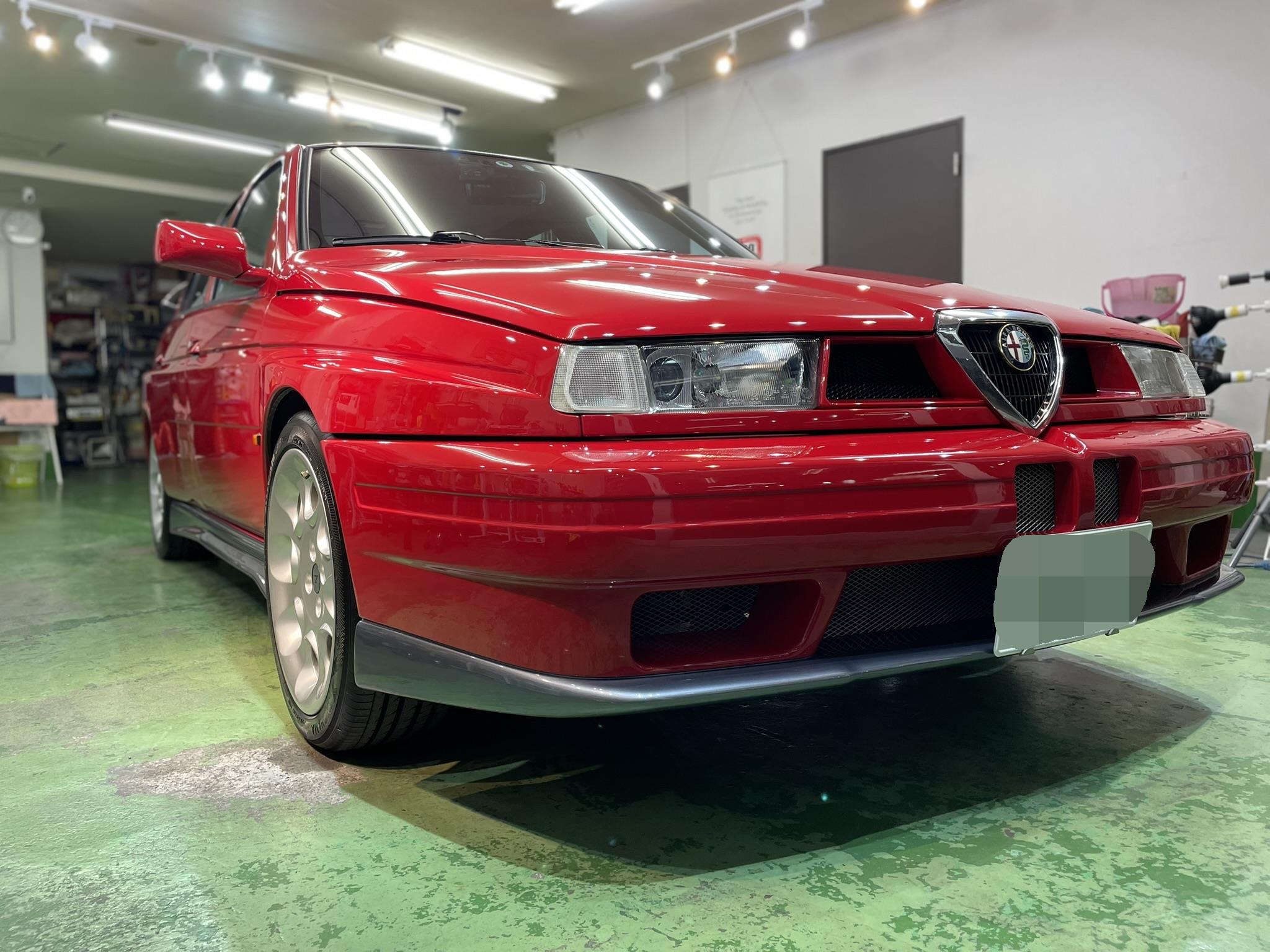 Alfa-Romeo アルファロメオ 155ザガート ポリマーコーティング ドアエッジペイントプロテクションフィルム