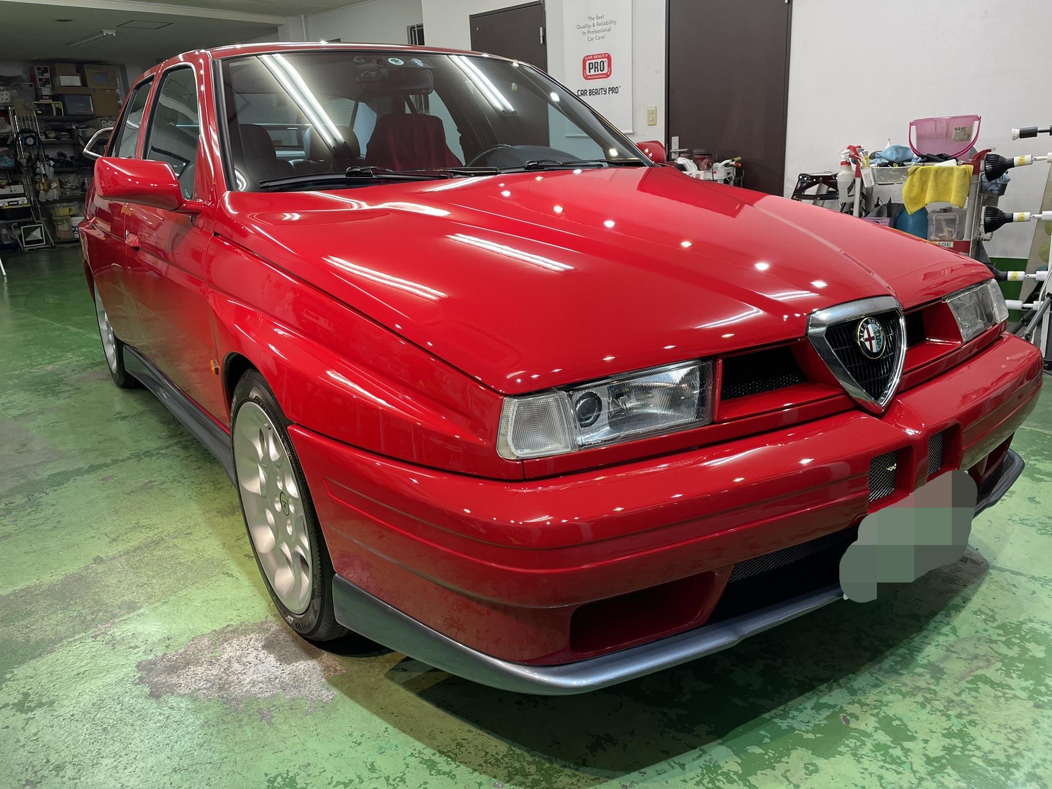 経年車アルファロメオ155ザガート研磨